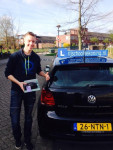 Stan Veldhuis in 1x geslaagd 13-4-2015
